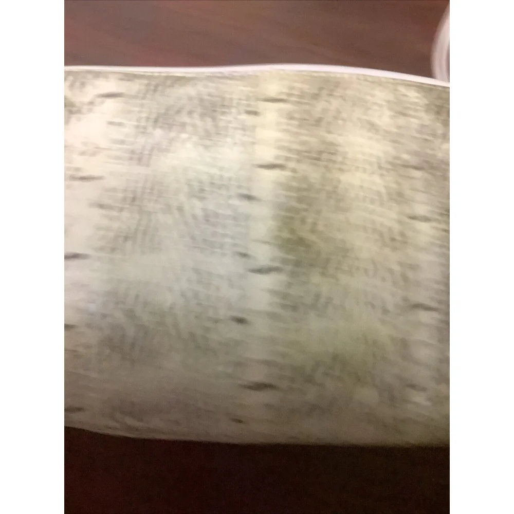 LORD & TAYLOR Ivory Leather & Snakeskin Shoulder Bag-B130
